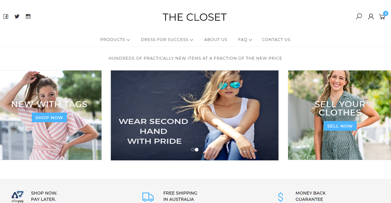 The Closet, online thrift store review – The Feminist Gadabout